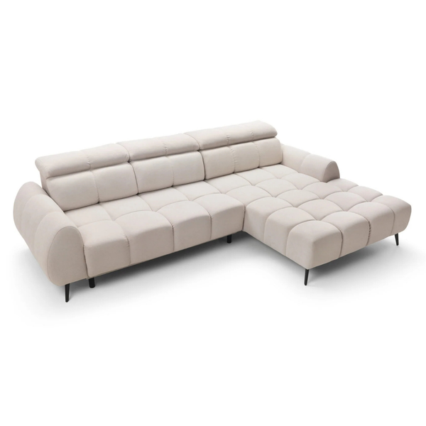 ET LUMIRA Bézs design Sarokgarnitúra