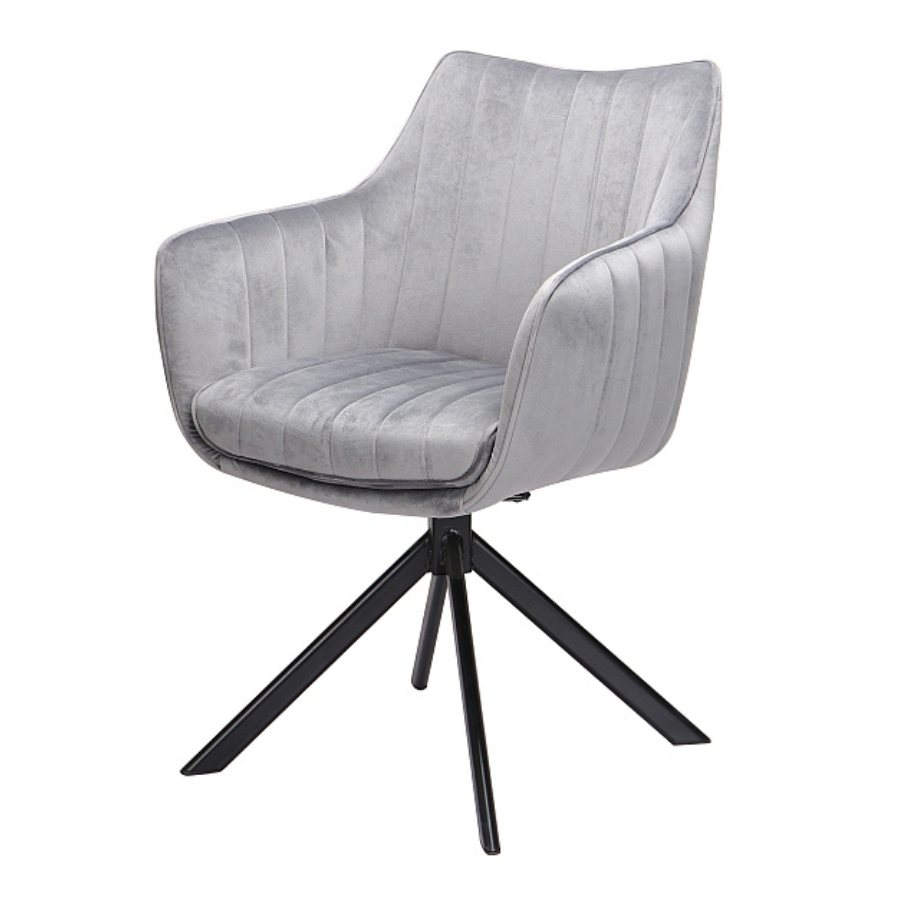 DL ZALIA Szürke elegáns Kárpitos beltéri szék