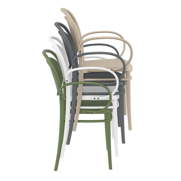 ST MARCEL Zöld design Műanyag kültéri szék