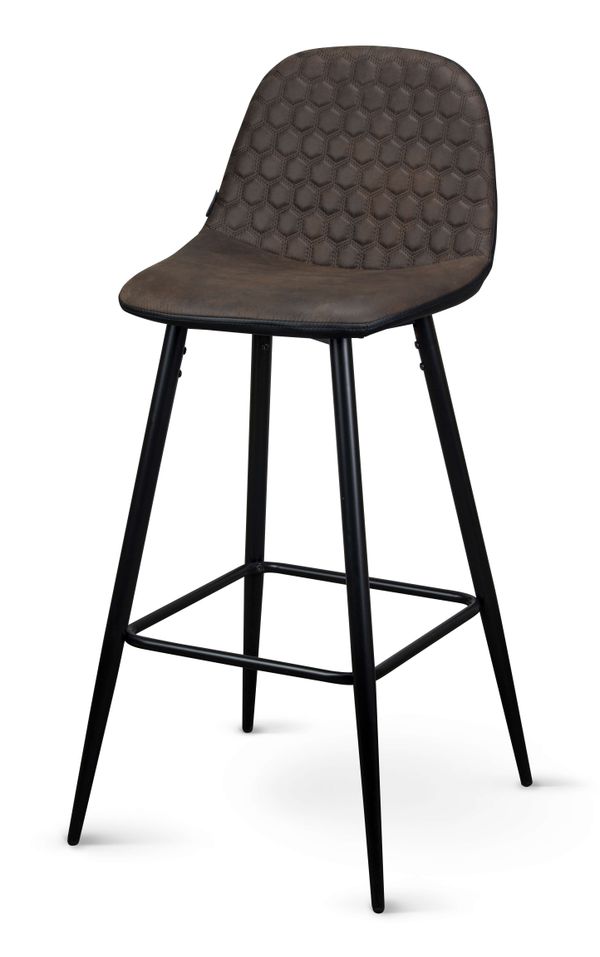 DL BEE Barna design Kárpitos beltéri bárszék