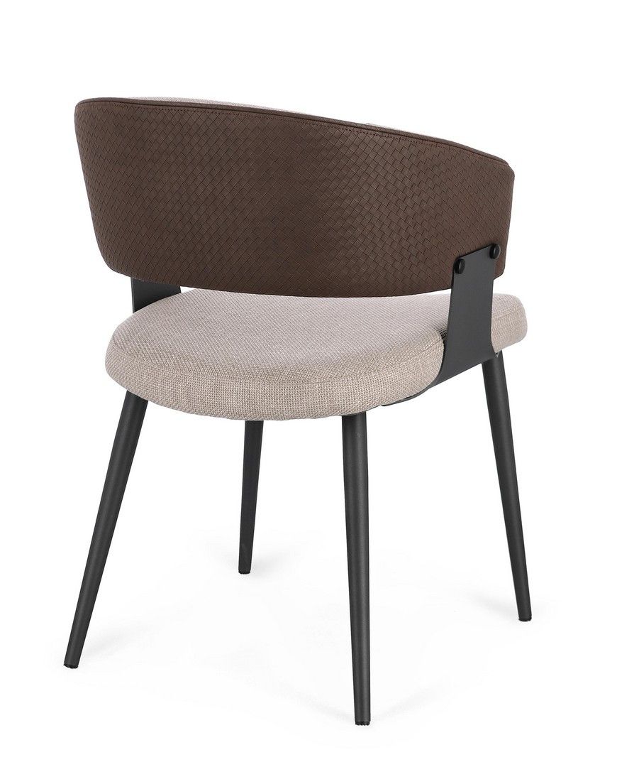 BT RAMI Barna design Kárpitos beltéri szék