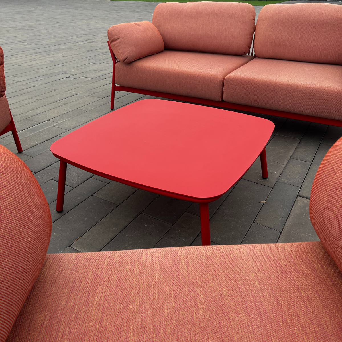 GR EASY PASTEL BEMUTATÓDARAB UTOLSÓ 1DB  Piros design Kültéri lounge szett