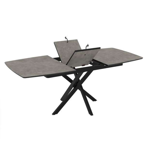 ET FELICIA Szürke design Beltéri komplett asztal