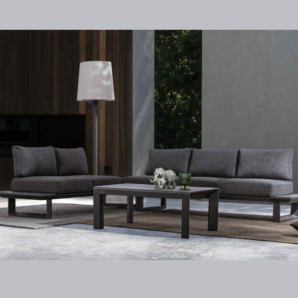 BT NICOLE Szürke modern Kültéri lounge szett
