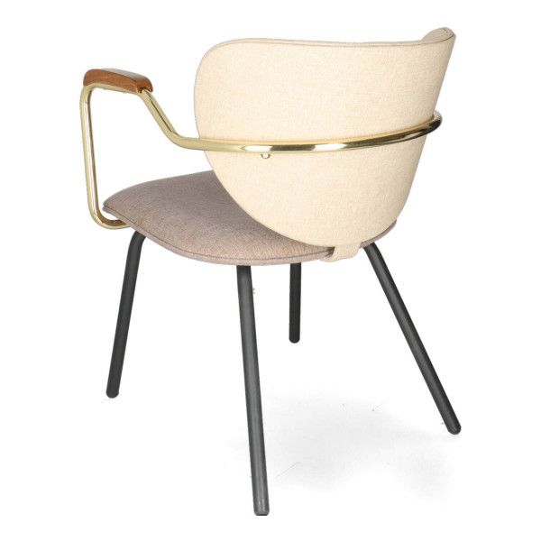 NI ROXY Barna, Taupe vintage Kárpitos beltéri szék