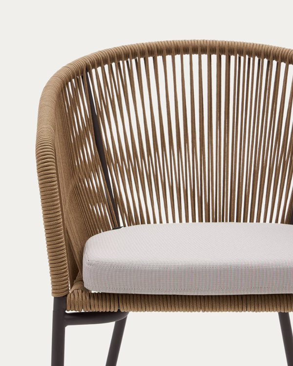 KH JANE utolsó 2db  Barna design Polirattan kültéri szék