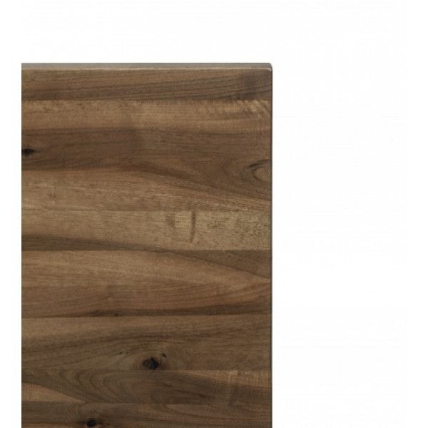 BD TOP W2 Brown classic Tömörfa beltéri asztallap