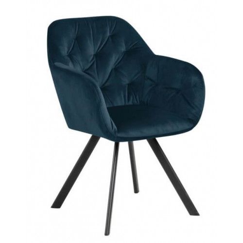 TC LOLITA Kék elegáns Kárpitos beltéri szék