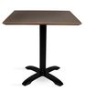 DL WONDERNUT 70x70 Brown classic Tabletop