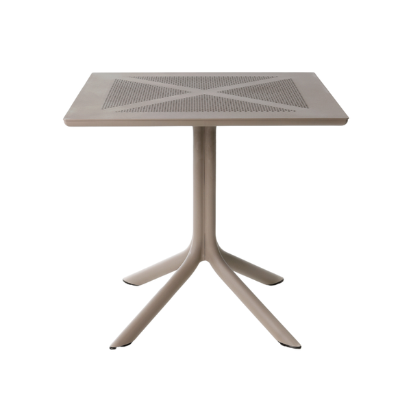 NARDI CLIPX 70 Taupe minimalista Kültéri komplett asztal