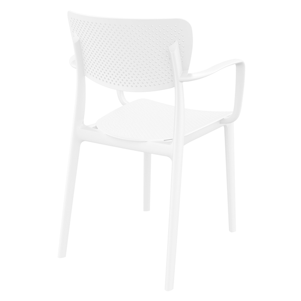 ST LOFT Fehér design Műanyag kültéri szék