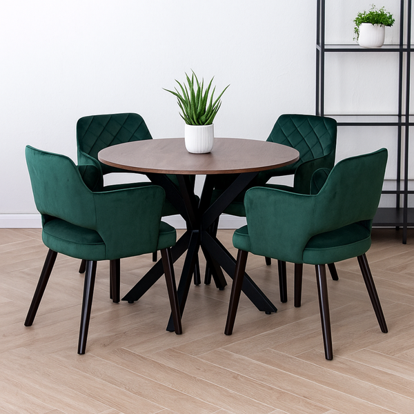 DN AMIGO P Zöld klasszikus Kárpitos beltéri szék