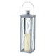 B CANDLE Lámpás 50cm Ezüst design Beltéri dekor