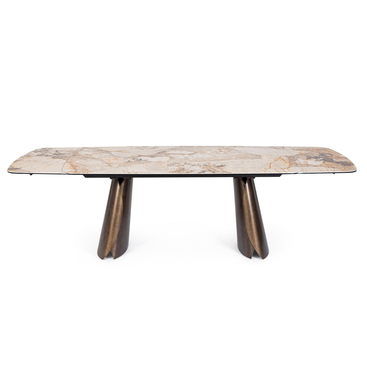 BT CENILLE  Bronz elegáns Beltéri komplett asztal