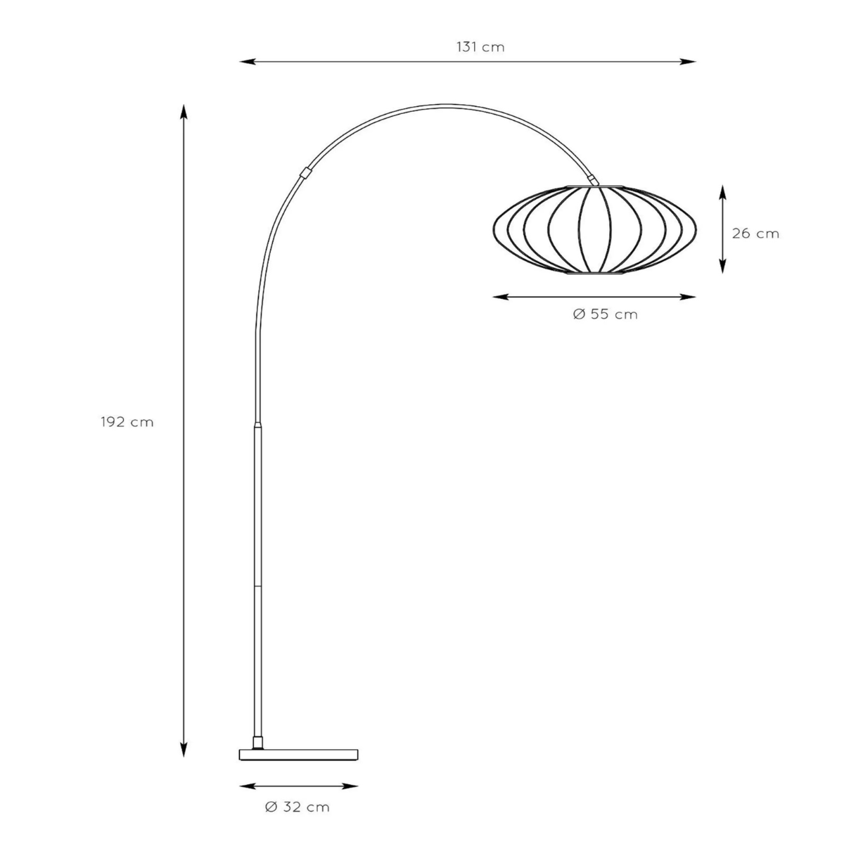 LC MIRA 1 db mintadarab Bézs design Beltéri állólámpa