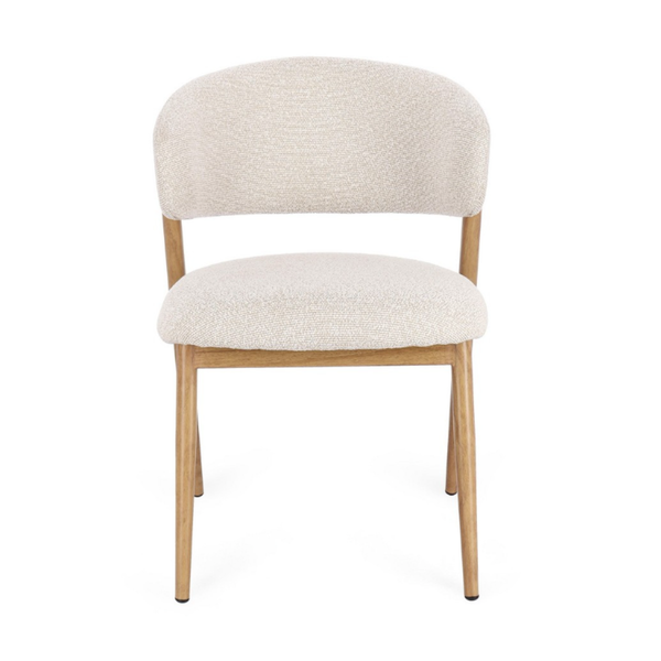 BT CASSY Bézs, Fa design Kárpitos beltéri szék