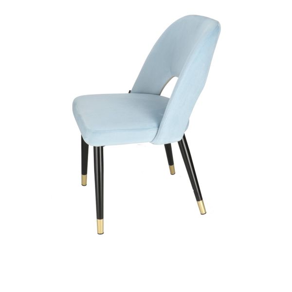 DL FANNY STEEL utolsó 4db  Kék design, elegáns Kárpitos beltéri szék
