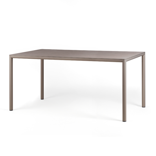 NARDI PIAVE TABLE 160x90 Taupe design Kültéri komplett asztal