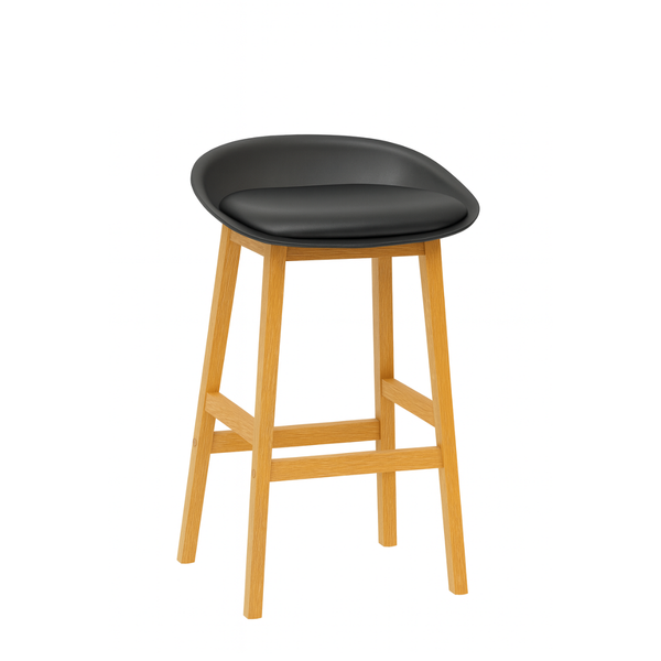 DL CONCORD utolsó 1db  Fekete design Alacsony bárszék