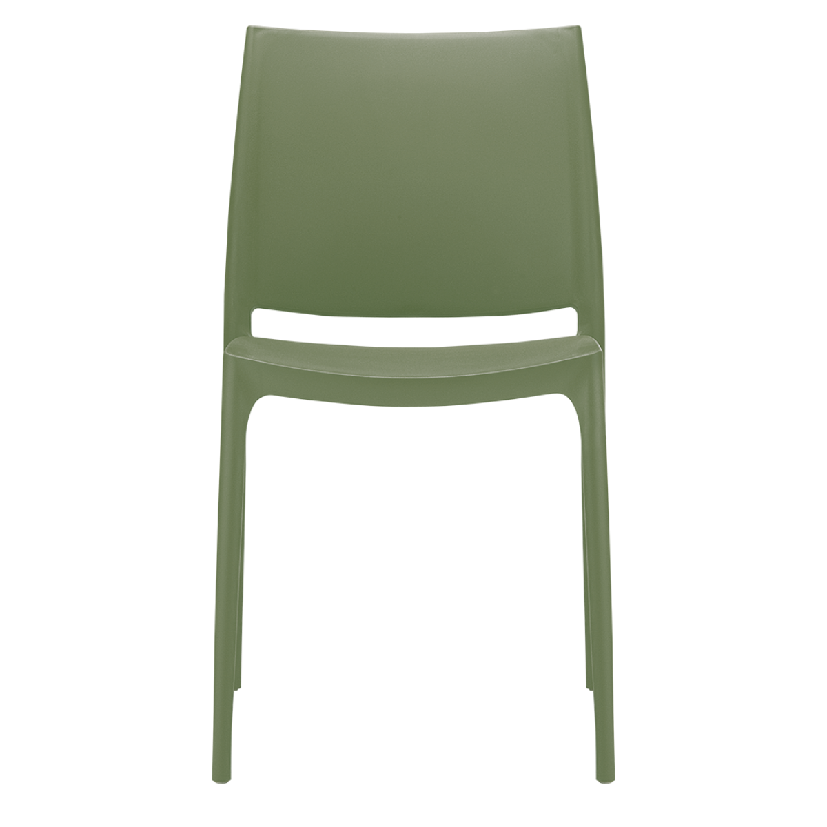 ST MAYA  Zöld design Műanyag kültéri szék