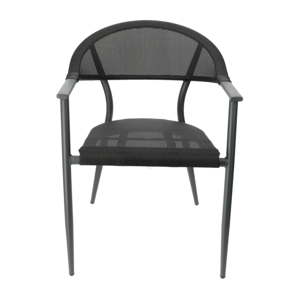 DL CALMA Szürke klasszikus Tessil betétes kültéri szék