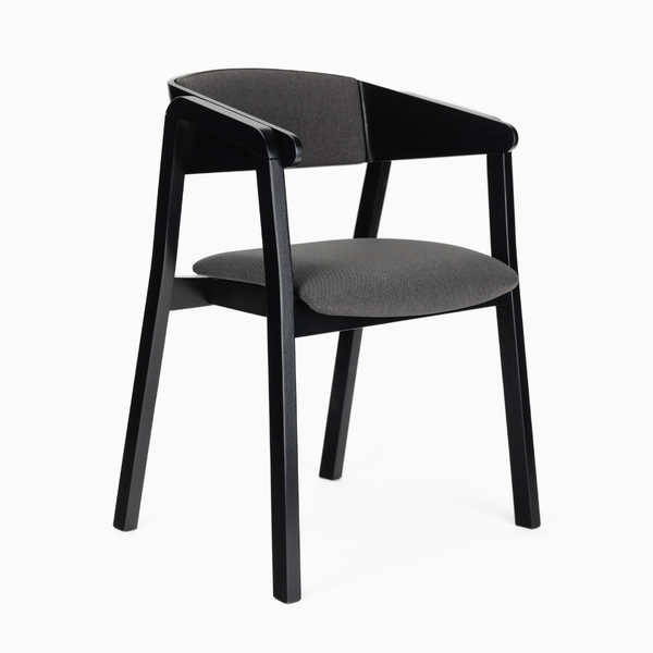 MR ZOE Fekete elegáns Fa beltéri szék