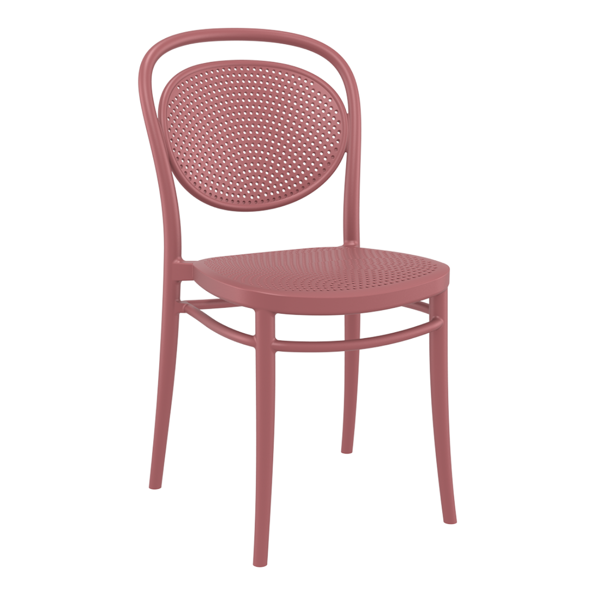 ST MARCEL Bordó design Műanyag kültéri szék