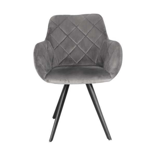 DL PICASSO Szürke elegáns Kárpitos beltéri szék