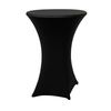 DL COCKTAIL SPANDEX  Fekete klasszikus Konferencia, bankett spandex huzat