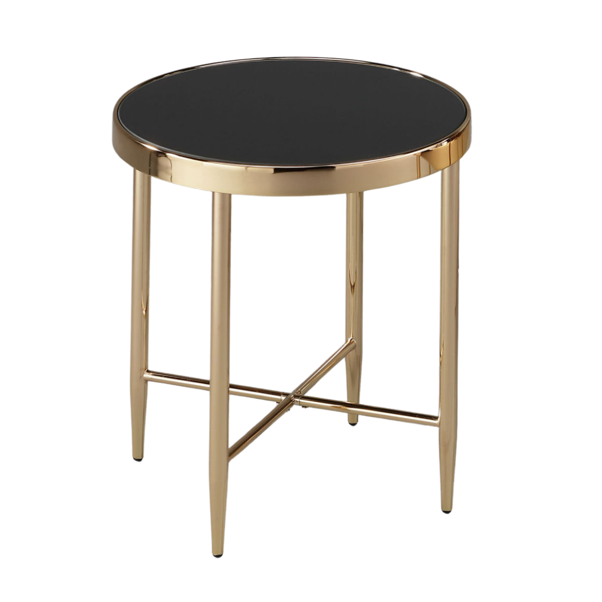 DL STEFAN Fekete design Dohányzóasztal