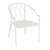 EU COMO Utolsó 4 db  Fehér design Fém kültéri szék