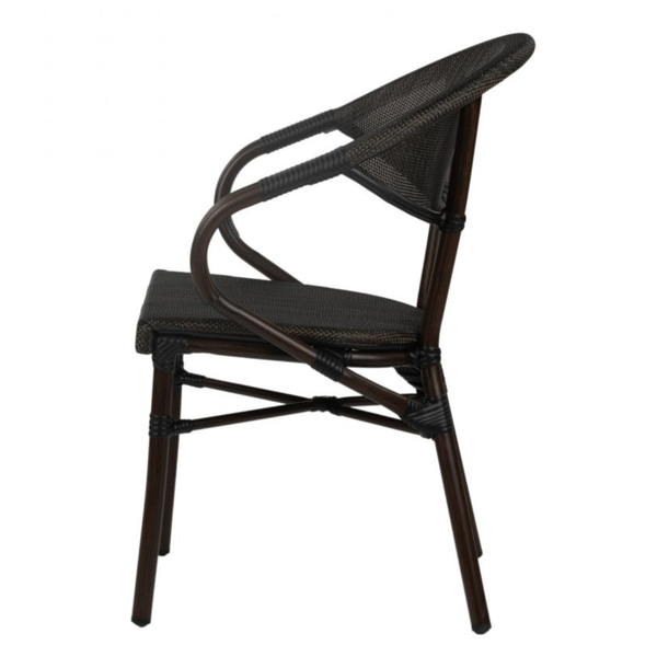 DL C Venus Barna klasszikus Polirattan kültéri szék