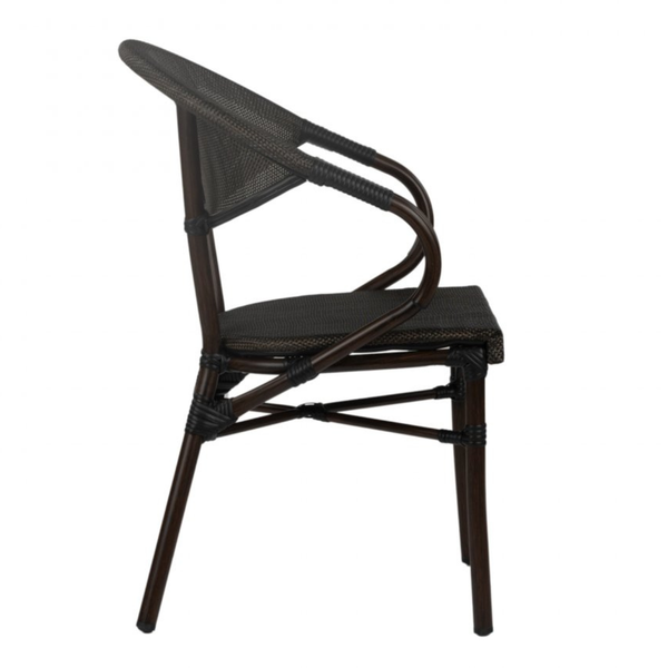 DL C Venus Barna klasszikus Polirattan kültéri szék