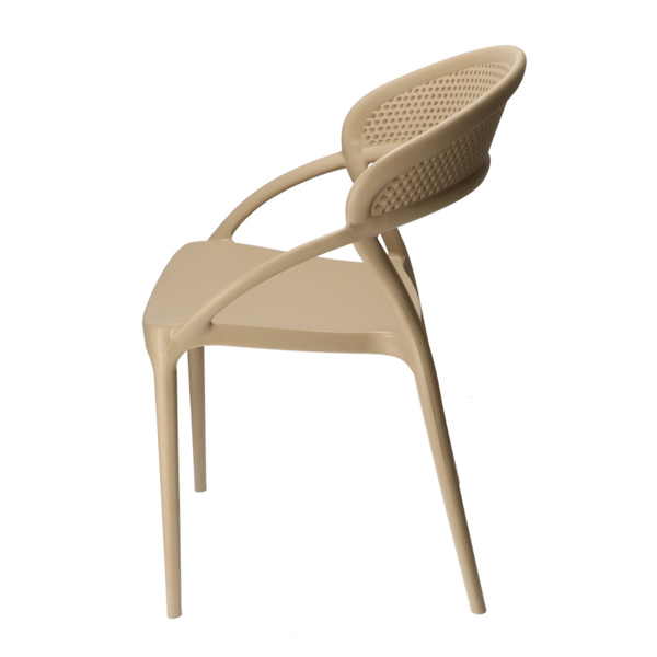 SI LISA utolsó darab Taupe design Műanyag kültéri szék