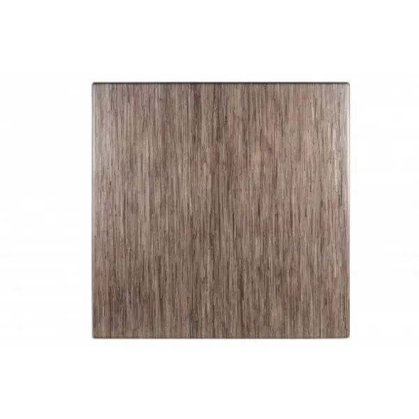 WERZALIT DARK SEAGRASS 70x70 Brown classic Topalit, Werzalit Tabletop