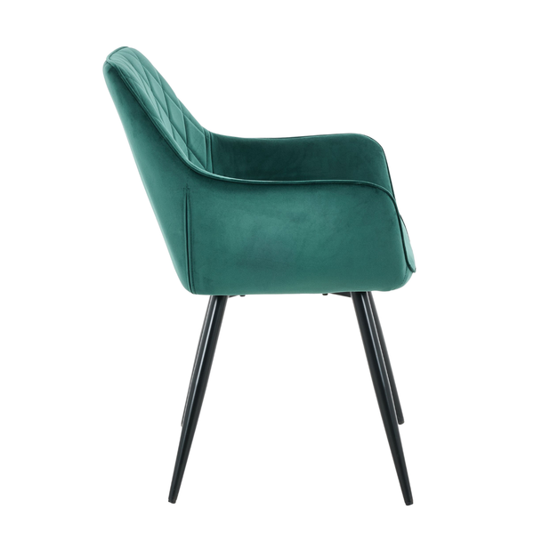 DL NELIA   Zöld design Kárpitos beltéri szék