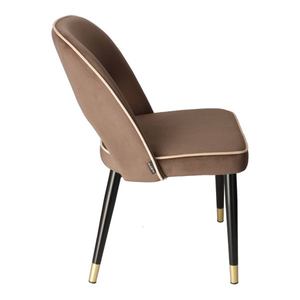 DL FANNY PIP Barna design, elegáns Kárpitos beltéri szék