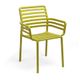 NARDI DOGA ARMCHAIR Világoszöld design Műanyag kültéri szék