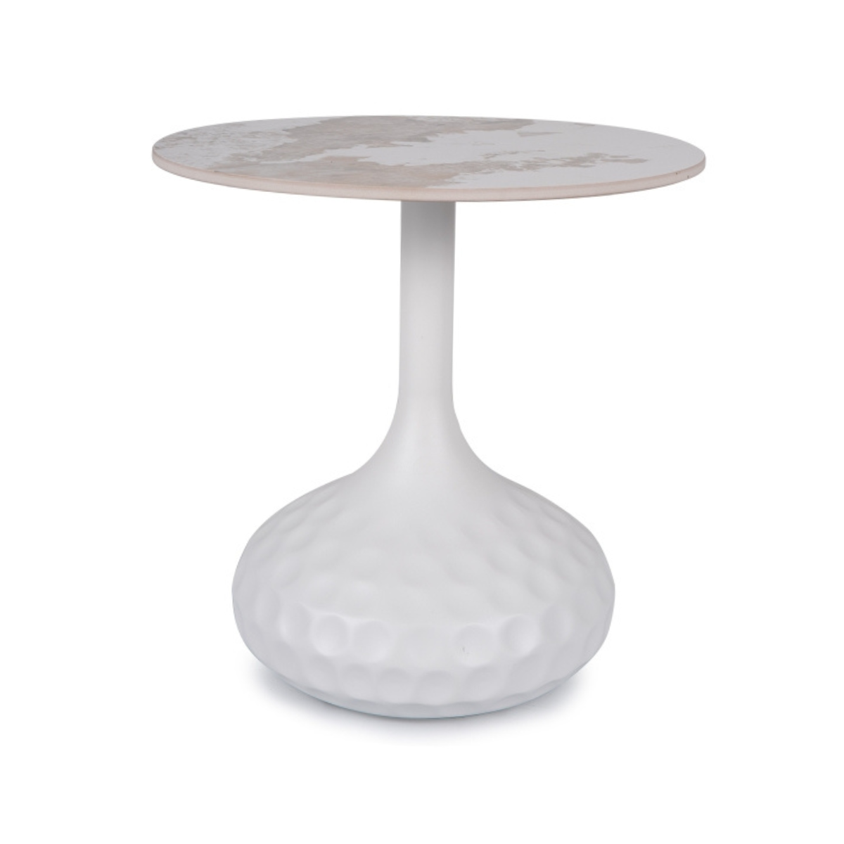 SI SOLE Fehér design Dohányzóasztal