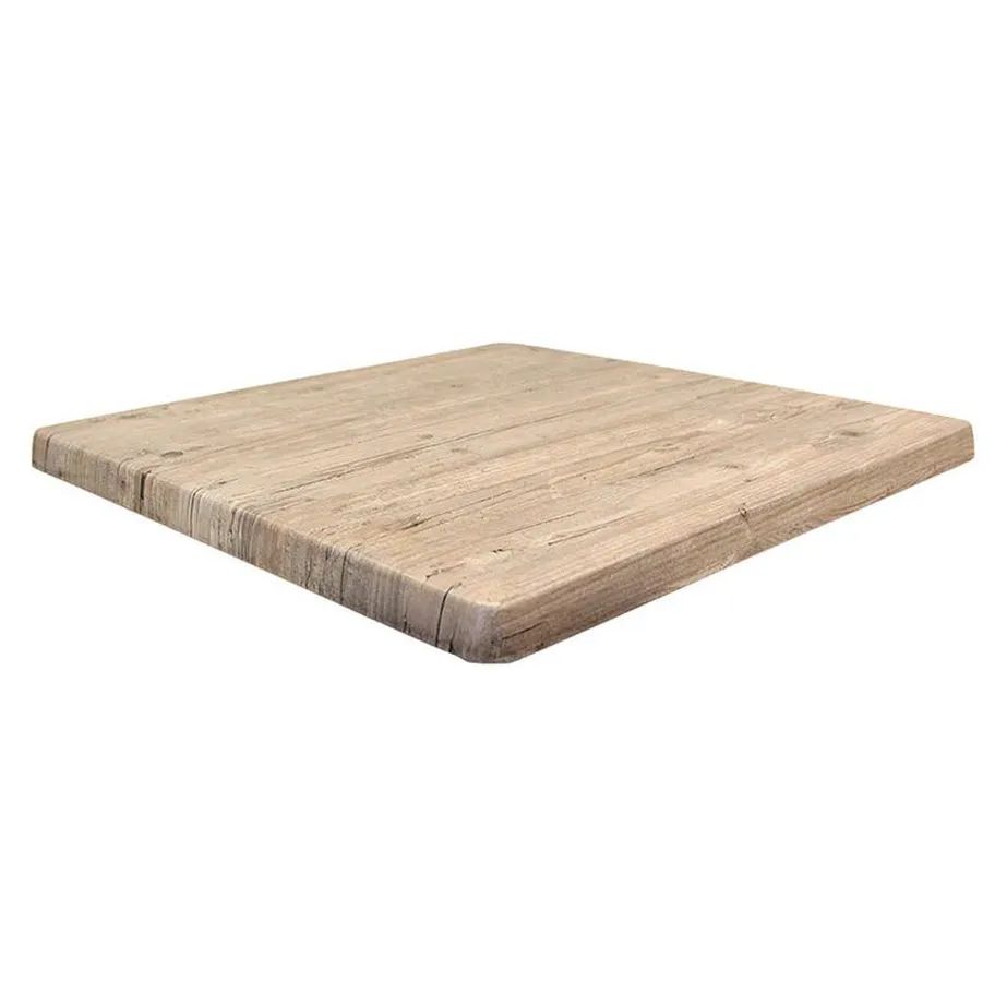 TOP  WASHINGTON PINE 80x80 Brown classic Tabletop