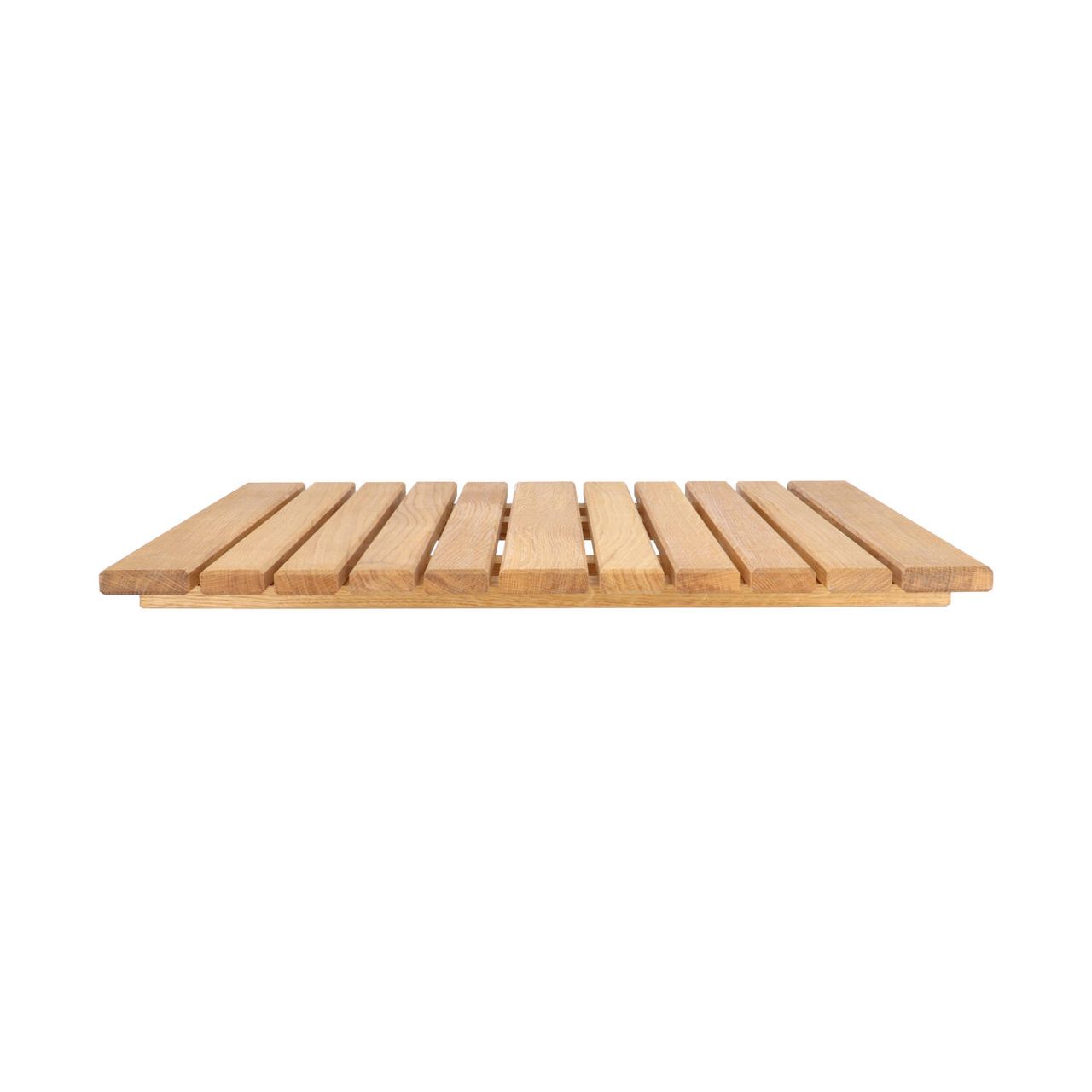 KCS OAK 70x70 Barna klasszikus Tömörfa kültéri asztallap