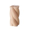 B TWISTER CANDLE Bézs modern Asztali dekoráció