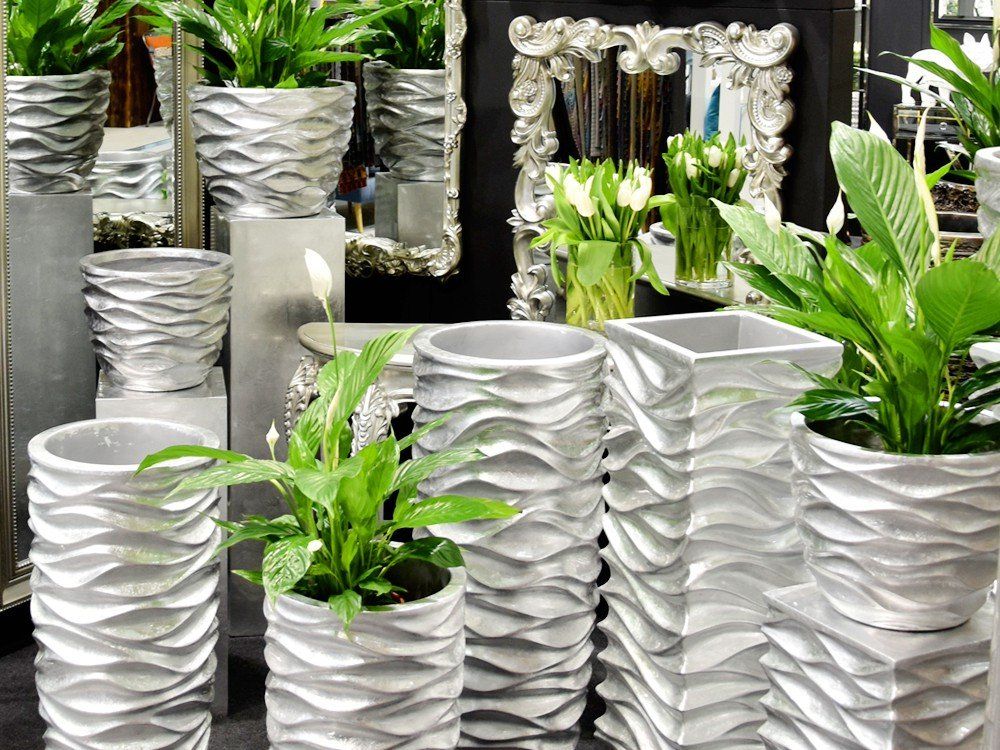 EO SILVER SPOT utolsó 1db  Ezüst elegáns Virágtartó és kaspó