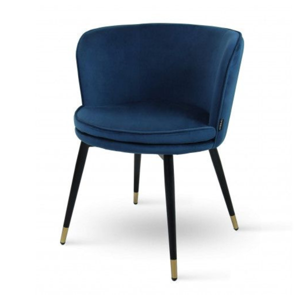 DL FULLMOON Utolsó 2db  Kék elegáns Kárpitos beltéri szék