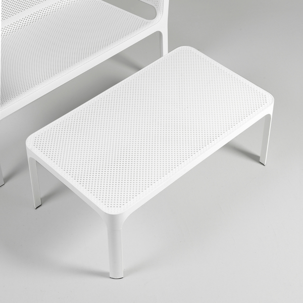NARDI NET TABLE 100 Fehér design Lerakóasztal