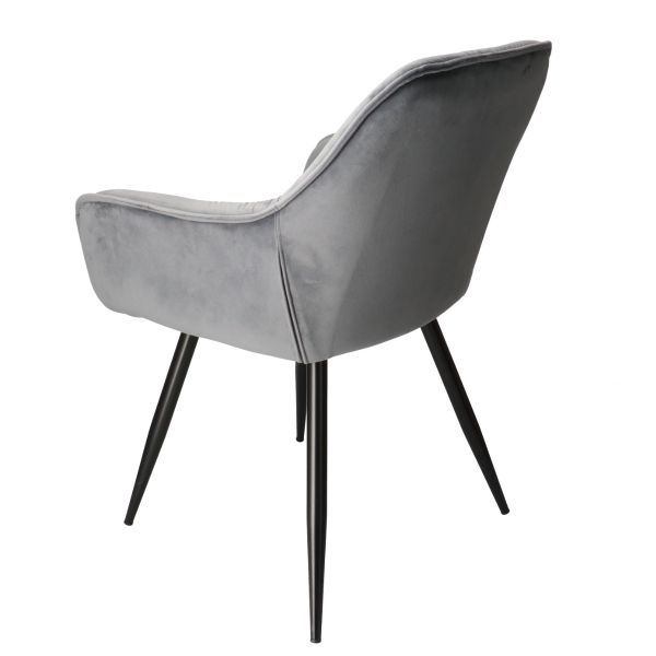 DL CHERRY BLUVEL 14 Szürke design, elegáns Kárpitos beltéri szék