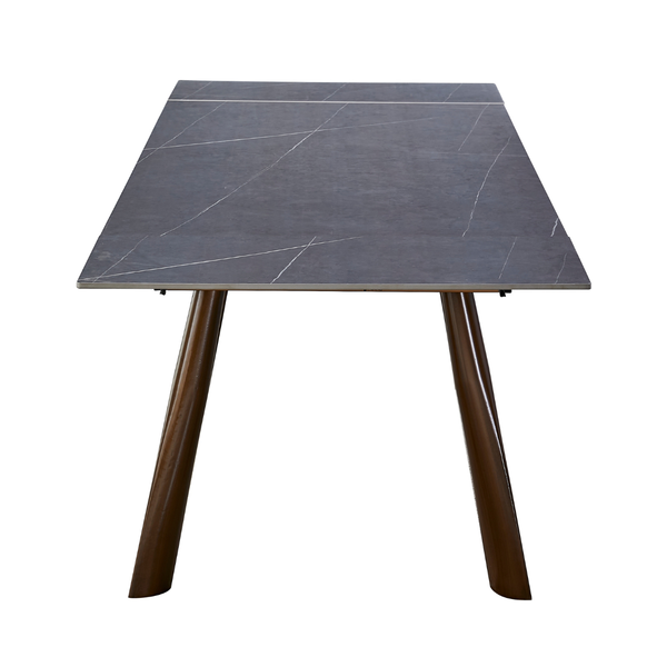 DL CHARC Szürke, Bronz design Étkezőasztal