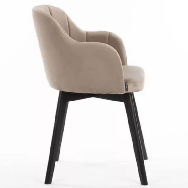 T NIKOL Beige elegant Upholstered indoor chair