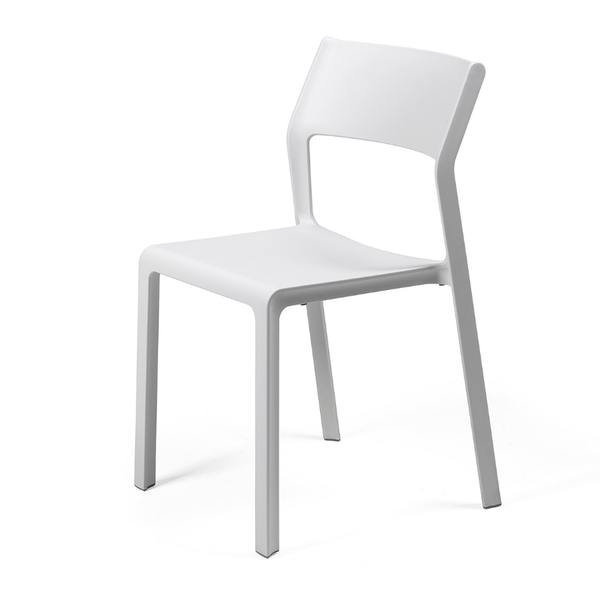 NARDI TRILL BISTROT Fehér minimalista Műanyag kültéri szék
