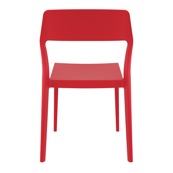 ST SNOW Piros design Műanyag kültéri szék